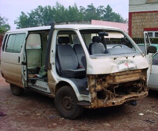 Our vehicle after the accident