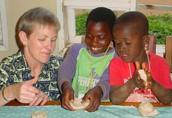 Beth at Children's Library Program