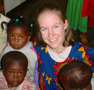 Erin at the Child Care Center