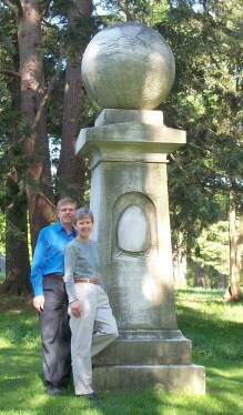 Coty and Beth at the Haystack Prayer Monument